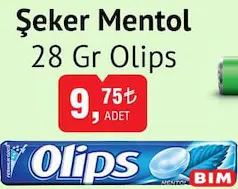 OLİPS ŞEKER MENTOL 28 G